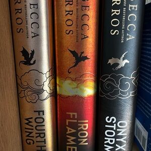 Book Set - Fourth Wing, Iron Flame, Onyx Storm